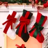 Colgantes de decoración navideña transfronterizos, bolsas de dulces para niños, calcetines de Navidad, bolsas de regalo, decoraciones para el ambiente del árbol de Navidad