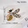 Broche de Pérola Abelha Inseto Diamante Sentido de Alto Padrão Pins de Nicho Corsage de Strass Feminino Acessórios de Vestuário de Alto Padrão