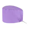 Algodão Impresso Sala de Cirurgia Chapéu Masculino e Feminino Oral Dental Médico Chapéu Enfermeira Chapéu Alimento Quimioterapia Saco Tapis Chapéu
