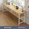 Mesa Longa e Estreita Mesa Doméstica Mesa Dupla de Estudo Mesa Simples para Quarto de Aluguel Bancada Mesa de Computador de Parede para Quarto