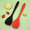 Espátula de Silicona Todo en Uno, Espátula de Pico de Pato, Cuchara para Ensalada, Espátula de Silicona de Cabeza Plana, Espátula Mezcladora, Raspador de Silicona de Grado Alimenticio