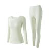 Ropa y Pantalones Delgados de Otoño para Mediana Edad y Ancianas Traje de Mujer talla grande chica gordita Madre Ajustado Sin Marcas Ropa Interior Camiseta Base Camisa Pantalones