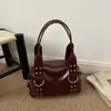 Bolso de Mano de Nicho Estilo Coreano para Mujer 2026 Nuevo Llegada Estilo Perezoso Transfronterizo Bolso Tote de Hombro Único Bolso Cruzado Casual de Gran Capacidad