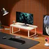 Soporte para laptop, elevador de monitor para sala de juegos, estante para escritorio de oficina, soporte de pantalla para escritorio de estación de trabajo