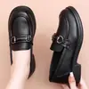 Zapatos de Madre de Suela Blanda 2026, Nuevo Modelo de Otoño, Zapatos Cómodos de Suela Plana para Personas de Mediana Edad y Mayores, Zapatos de Trabajo de Cuero Antideslizantes para Mujer