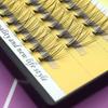 Extensiones de Pestañas Tipo Pegamento de 10 Piezas para Salones de Belleza, Pestañas de Fusión en Caliente de Pelo Único, Pestañas Postizas Estilo Asiático