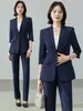 Traje Profesional Traje para Mujer en Otoño e Invierno Nuevo de Gama Alta Ropa de Trabajo para Recepción Ropa de Trabajo para Ventas Entrevista de Gama Alta Ropa Formal