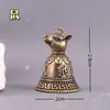Chaveiro Pingente Sino do Zodíaco em Latão para Homens e Mulheres, Chaveiro de Carro, Pingente de Bolsa, Item de Artesanato