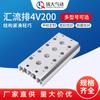 Placa de bus 3V200 válvula solenoide placa de bus 3V4V200M base asiento de válvula 2-20 posición junta tornillo accesorios