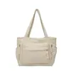 Bolsa Feminina de Ombro Único 2026 Primavera Novo Estilo Urbana Simples de Veludo Cotelê Bolsa de Mão Casual Bolsa para Mães