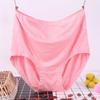 Roupa íntima feminina de cor sólida em modal para mulheres com sobrepeso, cintura alta, para irmãs mais cheinhas, cuecas para meia-idade e idosos