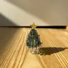 Novas Decorações Criativas de Vidro Artesanal Puro Zibo Árvore de Natal Atmosfera de Feriado Presentes Enfeites para Mesa de Estudo