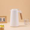 Hervidor Aislado con Textura de Madera y Tanque Interior de Vidrio para Uso Doméstico, Taza de Café Simple para Oficina, Olla de Agua Caliente de Gran Capacidad, Hervidor de Agua Aislado