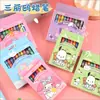 Crayones de Pintura Panda Kidsren Set de 12 Colores Seguro, No Tóxico y Fácil de Colorear Pluma de Graffiti para Bebé Crayones para Pintar para Niños Pequeños