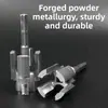 Kit de Ferramentas para Rosquear Tubos PPR 1/2 Polegada e 3/4 Polegada Abridor de Furos para Furadeira Elétrica Cortador de Rosca Interna e Externa