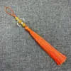 12B-7 Borla de Cuentas de Medusa Flecos Largos Traje Antiguo Hanfu Qipao Falda Mamian Nubes Traseras Accesorios Banbu
