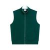 Otoño Nuevo 380g Algodón Compuesto Pesado Suelto Casual Chaqueta Chaleco Marca de Moda Color Sólido Ropa Exterior Suéter sin Mangas