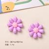 Accesorios de resina de dibujos animados para bricolaje, accesorios de seis colores, crema de flores con pegamento, pinza para el cabello hecha a mano, funda para teléfono móvil, hebilla de zapato, accesorios, lote