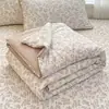 2026 Nuevo Modelo Clase A Sensation de Nube Doble Capa Gasa 7A Funda para Cama Individual, Funda para Cama Individual, Colcha de Verano, Colcha para Aire Acondicionado, Juego de Cuatro Piezas