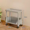 Estantería para Guardar Juguetes Estante para Snacks Caja Carrito Pequeño Móvil Mochila Gabinete de Piso de Cocina Multicapa para Niños Verduras
