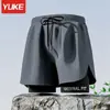 Bañadores para Hombre Adulto Doble Capa Estilo de Cinco Puntos Conjunto de Traje de Baño Anti-Vergüenza Nuevos Bañadores Profesionales