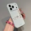 Capa de Celular com Design West Highland de Bolinhas em Formato de Coração Lateral para Apple 17 Pro Max, Alto Valor Estético para Meninas, Huawei Pura 90