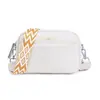 Bolsa de Cuero Genuino para Mujer de Venta Caliente Transfronteriza Correa Ancha para el Hombro Nueva Moda Bolso Cruzado de Hombro Único Pequeño Cuadrado de Piel de Vaca de Capa Superior