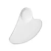 Ferramenta de Beleza Facial Raspador de Maquiagem para Massagem Facial com Espátula para Base Líquida Mistura de Cores em Aço Inoxidável em Formato de Coração para Máscara Facial