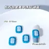 Joyería de Aleación Azul Transparente con Temática Oceánica de Venta Caliente Japonesa y Coreana, Accesorios Metálicos para Uñas Pintados en Spray 3D, Venta al por Mayor desde el Fabricante