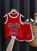 Roupas Infantis Verão Fatos Infantis Roupas Esportivas de Secagem Rápida Coletes Meninos Bebê Uniformes de Basquete Colete de Verão