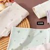 60-80 kg Talla grande seda de hielo BS moda estampado texturizado tela de nailon fresca calzones para mujer 3399N