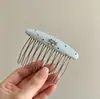 Peine elegante y voluminoso para mujer, creando un look dulce y encantador con un pasador de lazo, perfecto para un peinado alto y versátil, nuevo peine y accesorios para el cabello 2026