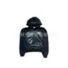 Estilo Gótico Oscuro Estampado Y2K Retro Americano Punk Subcultura Moda Holgada Casual High Street Sudadera con Capucha