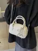 Bolso Satchel de Bolos de Moda para Mujer 2025 Verano Nuevo Estilo Coreano Bolso de Hombro Sencillo Bolso Cruzado de Diseño de Nicho para Mujer