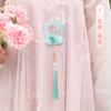 [Qianli] Bolsita Bordada, Colgante de Bolsita de Cuello de Osmanthus, Bolsita de Flor de Durazno, Doce Dioses de las Flores, Accesorios de la Dinastía Han al por Mayor