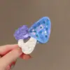 Pinza para el Cabello de Diamante de Hongo de Acetato de Colores, Estilo Juvenil, Pasador para la Parte Posterior de la Cabeza, Pinza de Tiburón para Media Coleta, Accesorio para el Cabello Versátil Personalizado