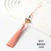 Pingente de Borla Dança do Leão de Ano Novo Decoração de Balde de Bênção de Véspera de Ano Novo com Material DIY de Floricultura Pingente de Fivela de Segurança Floral