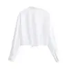 Z Estilo Europeo y Americano Transfronterizo 2026 Nueva Moda Elegante Ropa para Mujer al por Mayor Ajustada Ceñidor de Cintura Top de Puro Deseo 7814200