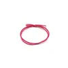 Corda para Cabeça com Nó Unilateral de Cor Sólida Japonesa e Coreana Corda de Cabelo para Menina Anel de Cabelo da Moda da Internet Capa de Couro Alta Elástica Simples Estilo Mori ins