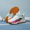 Nuevos zapatos de tenis de mesa y tenis para niños, zapatillas de bádminton para niños y niñas, transpirables, ultraligeras, con hebilla giratoria, zapatillas de entrenamiento profesionales