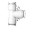Conector rápido de tubo de aire Zhuoji reductor de tres vías enchufe rápido PEG tipo Y accesorios para línea de aire PW 4/6/8/10 mm