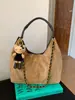 Bolso de Compras de Gamuza Pequeño de Fragancia Retro de Nicho 2025 Bolso de Cadena Bolso Tote Versátil de Gran Capacidad Bolso de Hombro Único Bolso Cruzado