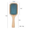 Novo bambu almofada de ar pente de massagem de cabelo pente de massagem pente de cabelo cabelo liso encaracolado liso Meridian pente de madeira maciça atacado