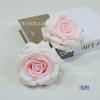 Flor Artificial Rosa Rizada 12cm Rosa Segura Decoración de Pared de Fondo para Bodas Arco Arreglo Floral Caja de Regalo con Flores