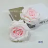 Flor Simulada Flor de Rosa Rizada Flor de Seda Cabeza Flor de Boda al por Mayor Decoración de Pared de Flores Flor Azul Arreglo Floral