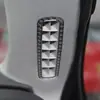 Adequado para modificação de interior de Volkswagen Scirocco moldura decorativa de saída de ar do pilar A em fibra de carbono real peças automotivas