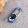 Celebridad de Internet Nuevo Colgante de Doble Anillo Regalo Llavero de Coche para Hombre Colgante de Cintura Metálico Llavero de Negocio Antirrobo