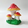Decoração de aquário de cogumelos artificiais transfronteiriça, ornamento de micro paisagem para aquário, modelo de artesanato para esconderijo de peixes e camarões