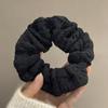 Novos Scrunchies de Porco de Pelúcia para Outono e Inverno para Mulheres, Scrunchies Doces de Alta Qualidade, Scrunchies de Fio Arco-Íris, Acessórios de Cabelo com Laço