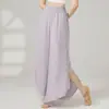 Pantalones de Chifón con Abertura para Danza Clásica Danza Moderna Danza China Pantalones de Práctica de Verano Pantalones de Pierna Ancha de Gasa para Mujer